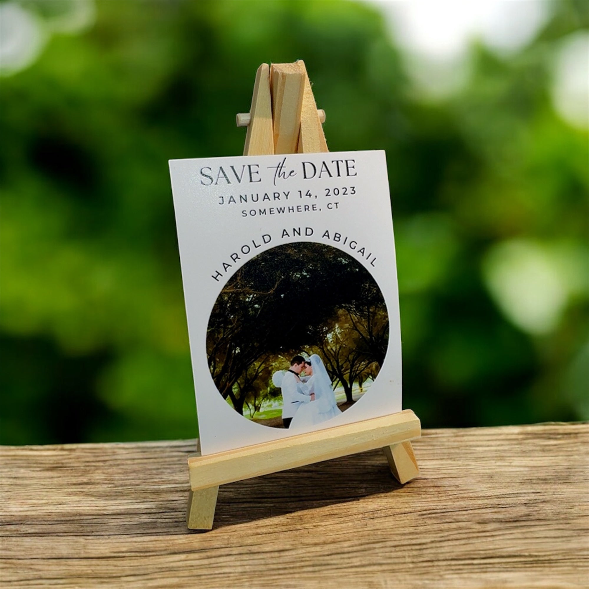 SAVE THE DATE – Personalized Magnets to Announce Your Wedding