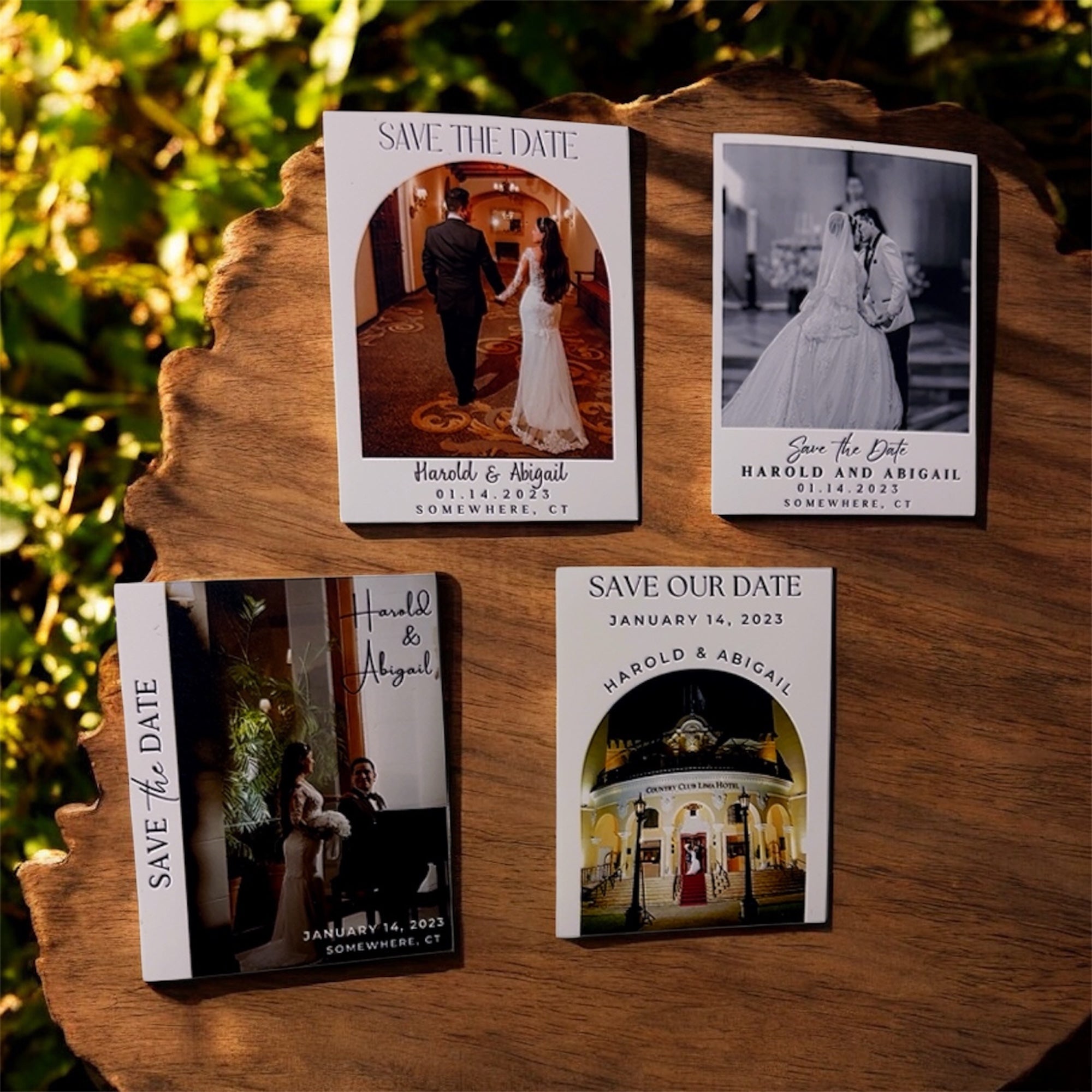 SAVE THE DATE – Personalized Magnets to Announce Your Wedding